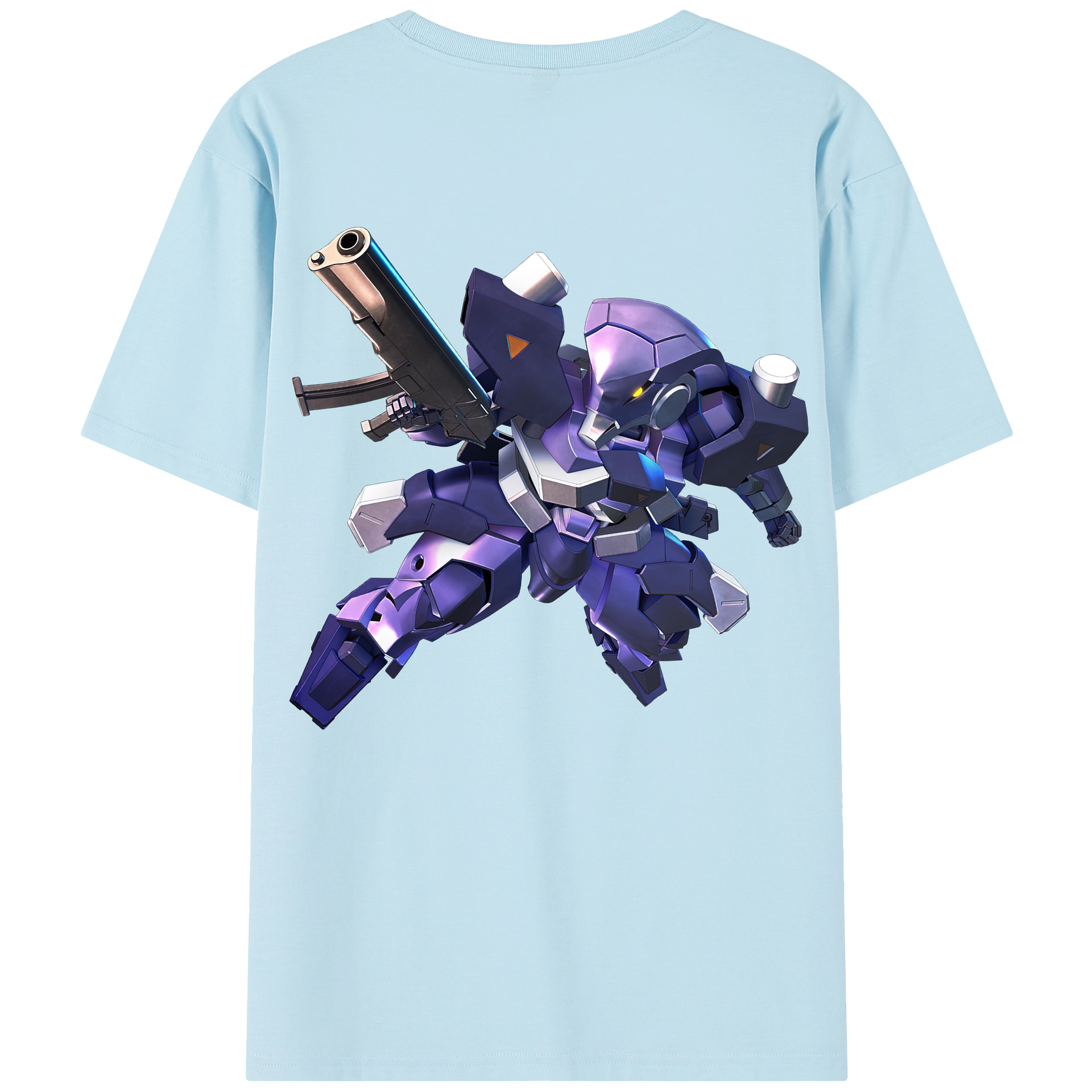 （画像用） 機動戦士ガンダム Mobile Suit Gundam 綿100％半袖Tシャツ（背面プリント）